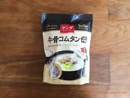 牛骨コムタン鍋ポーション 料理 レシピ コムタン スープ レシピ
