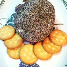 Easy Black Pepper Cheese Ball Use 2 Packages Softened Cream Cheese And 2 Packages Of Ranc Cheese Ball Recipes Easy Cream Cheese Ball Cream Cheese Balls Recipe