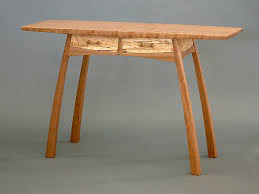 Two Drawer Hall Table By Steven M White Wood Console Table Artful Home Wood Console Table Small Console Tables Hall Table