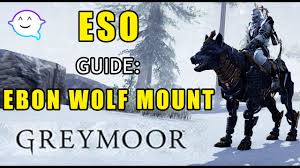 Summon your mount using the key or pressing the touchpad on your ps4 controller. Eso How To Get The Dwarven Ebon Wolf Mount Fast Youtube