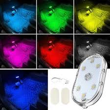 USB Rechargeable LED Torch Light – Multicolor ABS | Car Emergency Essential