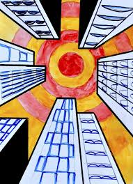 Maybe you would like to learn more about one of these? Buildings In One Point Perspective Arte A Scuola