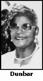 Marcella Dunbar Obituary (2004)