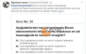 I) sınav sonuçlarını analiz etmek ve sonuçları kamuoyuna duyurmak; Osym Sonuclari Hatali Mi Tepkiler Yagdi Veryansintv