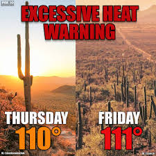 An excessive heat warning remains in effect for the region until saturday night. Fox 10 Phoenix Brace Yourselves The Dog Days Of Summer Facebook