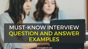 Check spelling or type a new query. Top 20 Essential Interview Questions And Answers Career Sidekick