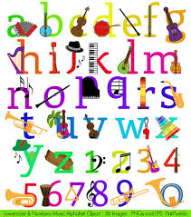 Music Alphabet Clipart Clip Art Musical Instruments Letters Etsy Lettering Fonts Alphabet Clipart Clip Art