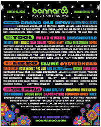 Bonnaroo 2020 Poster In 2020 Bonnaroo Miley Cyrus Bonnaroo Festival