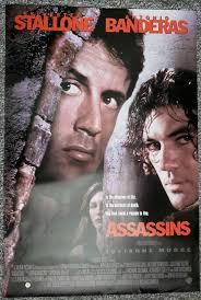 Assassins 1995 Sylvester Stallone Banderas Julianne Moore Donner 1 Sheet  Poster