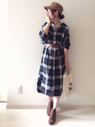 chako jeanasisのシャツワンピースを使ったコーディネート wear シャツワンピース ワンピース ファッション
