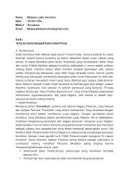 Tahukan kamu apa arti konstitusi? Pdf Resume Konsham Natasya Lady Veronica 1812011054