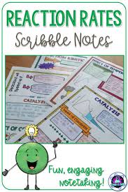 Reaction Rates Scribble Notes High School Chemistry Classroom Reaction Rate Chemistry Classroom
