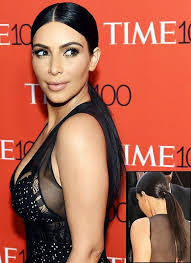 Hair Styling Sleek Ponytail Kim Kardashian Hair Slick Hairstyles