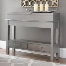 Sleek Narrow Storage Console Shades Of Light Narrow Sofa Table Sofa Table With Storage Small Console Tables
