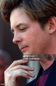 Actor Michael J. Fox gives an interview April 8, 1993 during a break...  News Photo