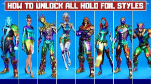 All toona fish bonus character style quests. All Holo Foil Edit Styles In Fortnite How To Unlock Holo Foil Style Battle Pass Skins Season 4