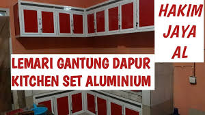 Cara bikin kitchen set dari triplek. Cara Mudah Pasang Lemari Gantung Kitchen Set Aluminium Youtube