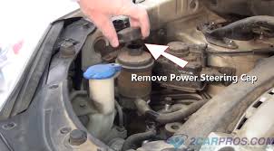 It could be a sign that your power steering fluid is low, and that means it's time to get into our full service center to have the problem taken care of. How To Flush Automotive Power Steering