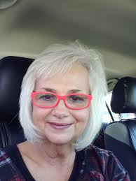 I've been ￼coloring my hair with pink/purple for about 15 years. I'm 64 in  this picture￼. I'm a grandmother to 3 beautiful kids. I've been cutting and  coloring my hair since 1977. ￼