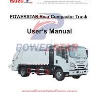 Isuzu KV800 rear loader compactor garbage truck for sale