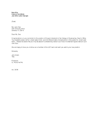 After your enclosure section, type the notation cc followed by a colon. New Hire Internal Candidate Job Offer Letter Templates At Allbusinesstemplates Com
