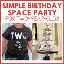 When a friend or family member is nearing a milestone birthday, you have the perfect excuse for going all out on a birthday bash. Two Year Old Birthday Ideas Kept Simple Days With Grey