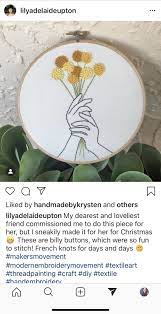Pin By Cindy Partridge On Billy Button Rebrand Thread Painting Modern Embroidery Billy Buttons