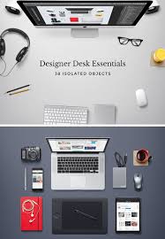Designer Desk Psd Scene Creators