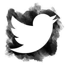 Image result for twitter logo black