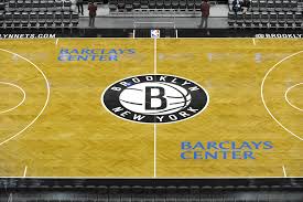 The brooklyn nets logo before the game against the miami heat during a. Brooklyn Nets Add Ewallet Payment System To Barclays Center