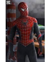 Black And Silver Spiderman Suit Raimi Suit But Make It Far From Home Via Spdrmnkyxxiii Instagram Fandom Spiderman Spiderman Suits Superhero Suits