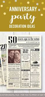 Anniversary Party Ideas Personalized Gift Ideas For Him Her Wife Husb 50th Wedding Anniversary Party 40th Anniversary Party 25th Wedding Anniversary Party