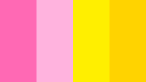 33 beautiful color combinations for your next design — 1. Hot Pink Yellow Color Palette Color Palette Yellow Color Palette Pink Brand Color Palette