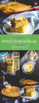 In a separate bowl, whisk together buttermilk and eggs. Slightly Sweet Skillet Cornbread Sweetphi