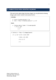 Bagaimana menentukan invers fungsi bentuk pecahan aljabar? Materi Aljabar Kelas Vii Pertemuan Ketiga Smp Matematika Academia Edu
