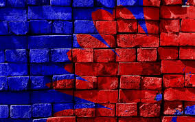 Blue And Red Wall Google Search Blue Wallpapers Red Brick Wallpaper Red Wallpaper