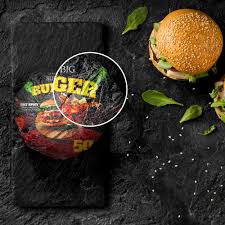 Download Free Burger Wrapping Paper Mockup