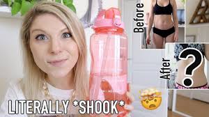 Lift weights or use machines 3 times per week. I Drank A Gallon Of Water Every Day For A Week Weight Loss Before After Results Youtube