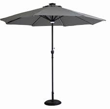 Outdoor lights & solar lights. Diamond Garden Solar Led Parasol Ash Grey 3m Blue Diamond Garden Centre Ltd
