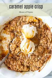 Caramel Apple Crisp Recipe Fall Dessert Recipes Caramel Apple Crisp Apple Dessert Recipes