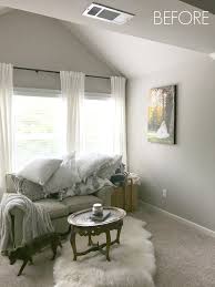 You've worked hard to provide for everyone else, it isn't asking too much to get a little corner of your new home just for you. One Room Challenge Week 4 Master Bedroom Sitting Area Progress Kelley Nan