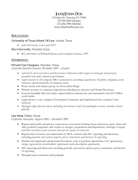 Resume Template Corporate