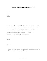 Sample cover letter for financial analyst—checklist. Letter Of Financial Support In Word And Pdf Formats