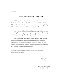 Contoh google form kuesioner skripsi. Pengantar Kuesioner Penelitian Pdf