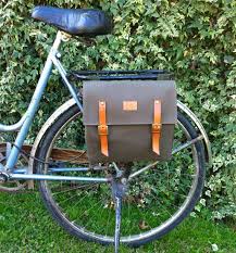 Fahrrad Koffer Grun Militarischen Leinwand Mit Bildern Fahrrad Radtasche Fahrradtasche