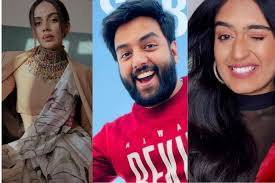 Indian crossdresser's transformation from male to female in blue saree. Top 5 Content Creators To Enter 1 Million Followers Club On Instagram In 2020