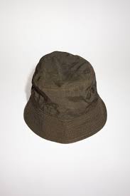 Acne Studios Nylon Bucket Hat Cedar Green
