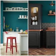 6 Creative Ways To Include Teal In Your Kitchen Big Chill In 2020 Teal Kitchen Walls Teal Kitchen Cabinets Green Kitchen Walls