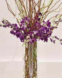 New Wedding Centerpieces With Tall Curly Willow And Fresh Flowers Wedding Centerpieces Curly Willow Centerpieces Country Wedding Decorations