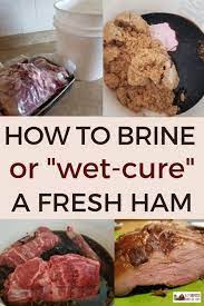 Home Cured Ham How To Brine A Ham A Farmish Kind Of Life Recipe Cured Meat Recipes Smoked Food Recipes Fresh Ham